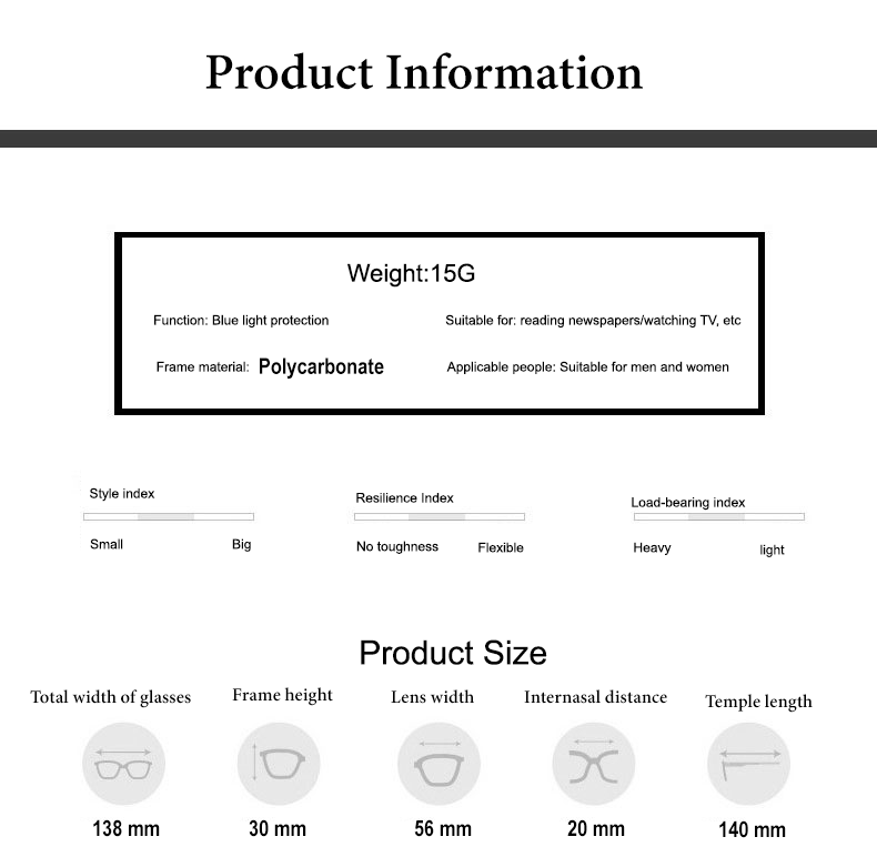 Daily Use Reading Glasses (Pack of 2)