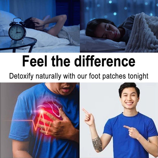 Bee Venom Lymphatic Drainage & Slimming Detox Foot Patches 🌿👣 ( Pack of 10 )